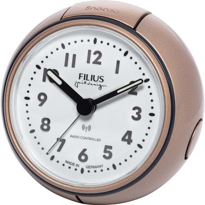 Funkwecker FILIUS ZEITDESIGN "0544-18", rosa (roségoldfarben), Wecker, Funkwecker