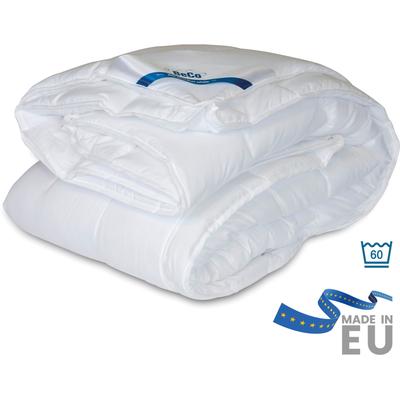 Microfaserbettdecke BECO "Royal Soft "GOLD", warme Duo-Decke Testsieger 2019", weiß, B:155cm L:220cm, Bezug: 100% Polyester. Füllung: 100% Polyester, Bettdecken, Microfaserbettdecke
