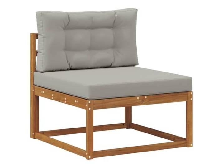 KTHLBRH Sofa-Set für den Außenbereich, 4-teilig, Grau Eckregal aus Rattan, für Garten und Terrasse, modernes Design