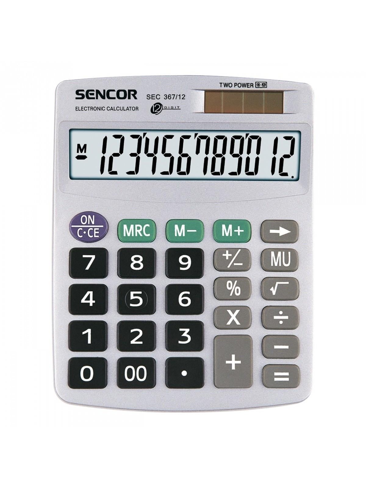 Sencor SEC 367/12 - desktop calculator