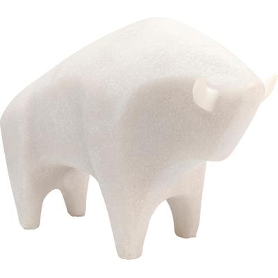 Dekofigur KARE DESIGN "Deko Figur Soft Bull 21cm", weiß, B:29,5cm H:20,5cm T:12,6cm, Dekofiguren