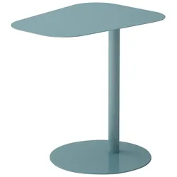 Helloshop26 - Beistelltisch aus Metall 50 x 50 x 38 cm mattblau