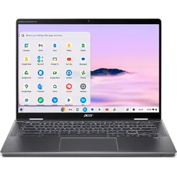 Acer Chromebook Plus Spin 714 Touchscreen CP714-1HN Grau (512 GB, 16 GB, DE), Notebook, Grau