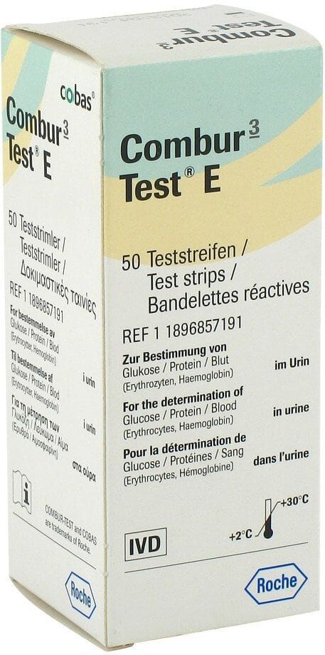 Combur 3 Test E Teststreifen 50stk