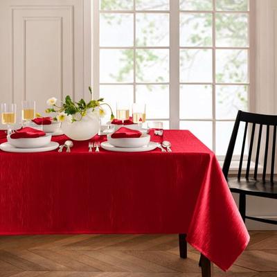 Threadmade Home Llc Branam Rectangle Tablecloth, 60 x 102, Red