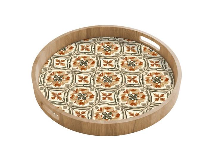 TABLETT Elegant - antik - farbenfroh 50x50 cm