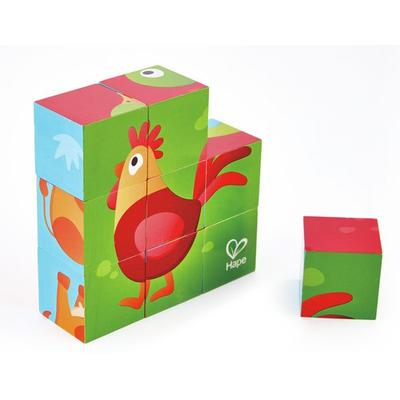 Hape Blockpuzzle Bauernhof (Kinderpuzzle)