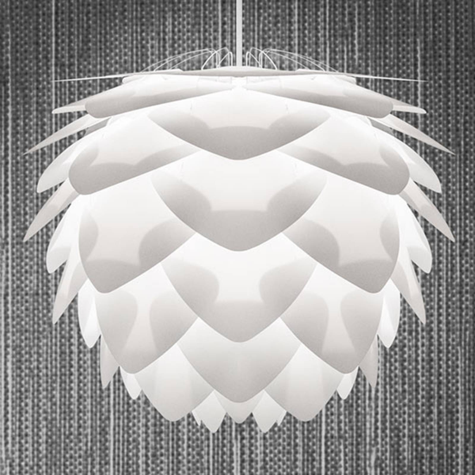 UMAGE Lampa wisząca designerska Silvia, możliwość ściemniania, biały / opal, salon / jadalnia, tworzywo sztuczne, design