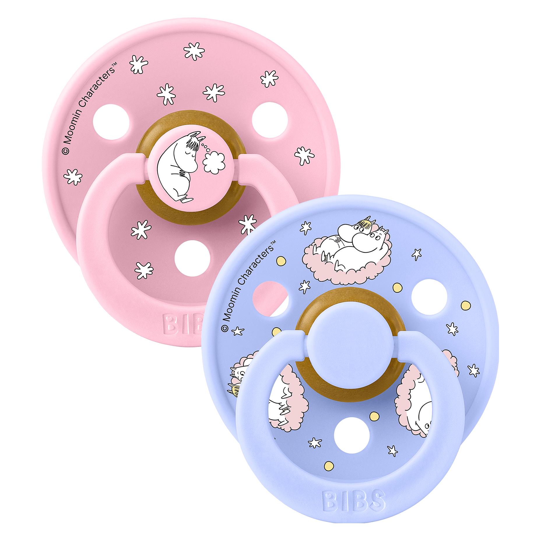 Bibs - x Moomin Pacifier Dreaming Latex - Baby Pink - Size 2 (2x) (12033101)
