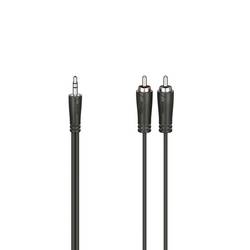 hama 00205111 Audio-Kabel, 3,5-mm-Klinken-Stecker - 2 Cinch-Stecker, Stereo, 3,0 m