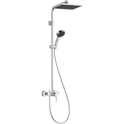 Activera Q Showerpipe 290/180 1jet EcoSmart mit Einhebelmischer Varia, Oberfläche: Chrom