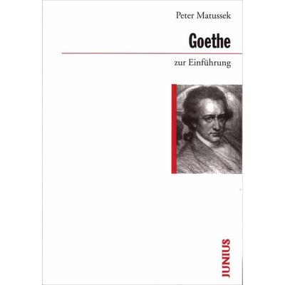 Goethe zur Einführung, Taschenbuch von Peter Matussek, Junius, 978-3-88506-972-0