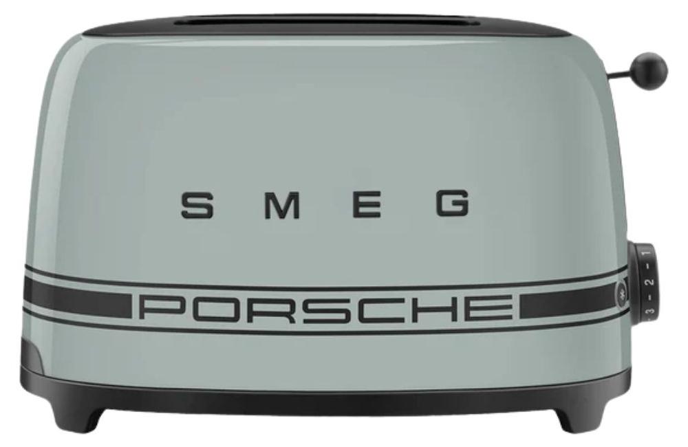 Porshe 2-Scheiben-Toaster x Smeg Salbei-Toaster
