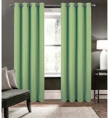 RT Designer Collection Oakley Embossed Privacy Window Curtain