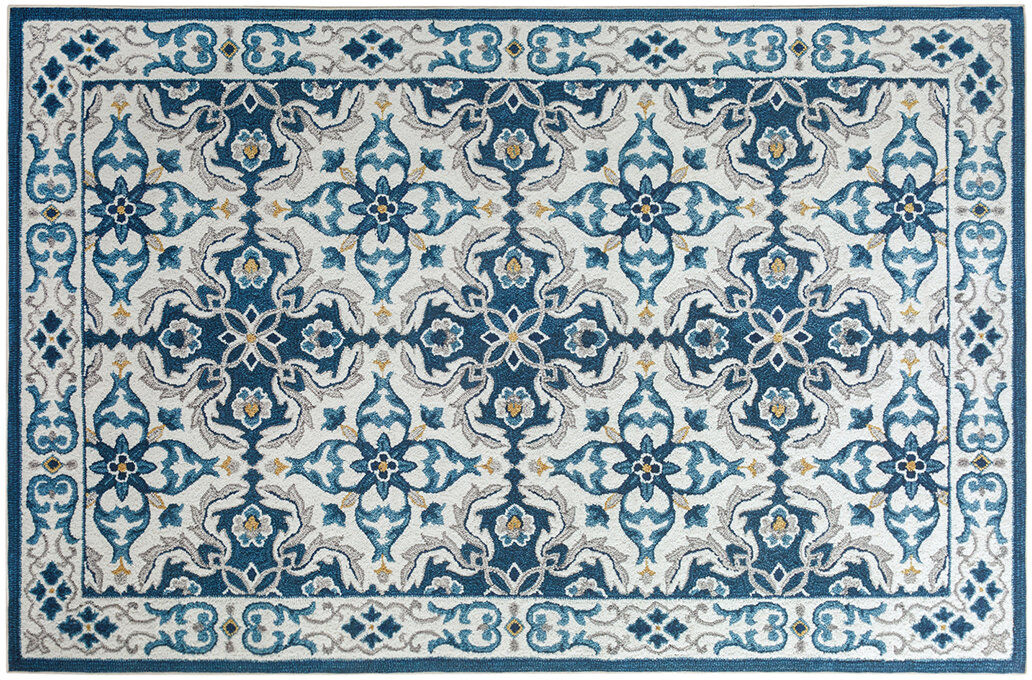 Marlow Home Co. Oriental Machine Tufted Shag Area Rug LUNA Rectangle 160 x 300 cm