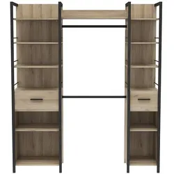 Home123, Kleiderschrank, Riga (50 x 180 x 208 cm)
