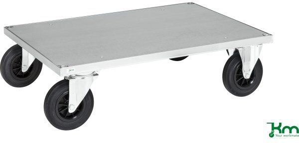 Kongamek Flexi 630 Enkelt Vogn, 120x80x26, Stålplade