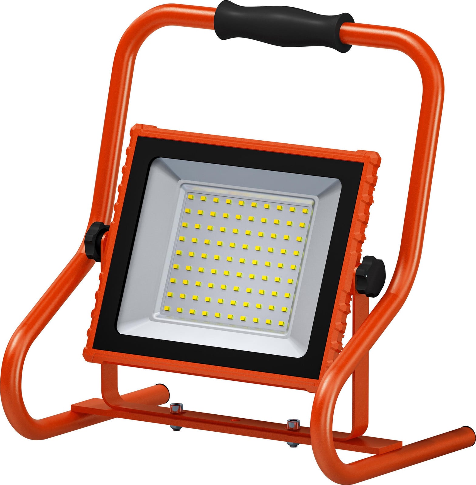 Osram accuvoedings werklamp R-Stand, 30W LED, 4000K, oranje, met aluminium behuizing en IP44 bescherming