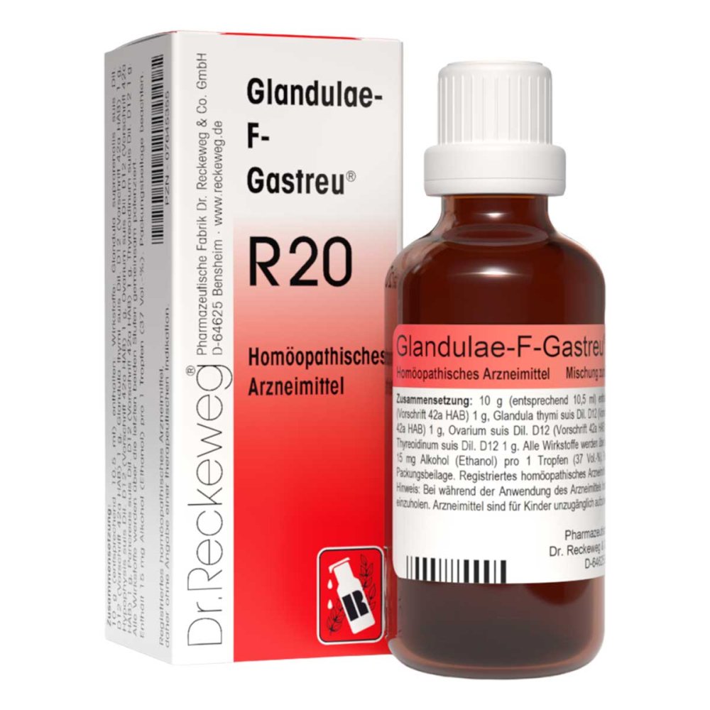 Dr.RECKEWEG & Co. GmbH Glandulae F Gastreu R 20 Tropfen zum Einnehmen 07645355