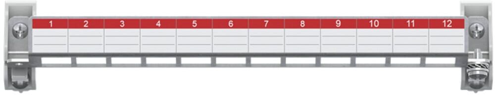 Striebel&John; Patchpanel 12 Module E-Datoder Keystone ZEP12 ; STRIEBEL & JOHN (2CPX054072R9999)