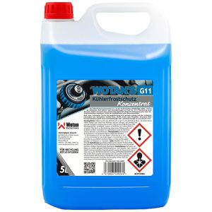 Wotan-Solutions Kühlerfrostschutz 499261-1, G11, Konzentrat, blau, silikathaltig, bis -35°C, 5 Liter