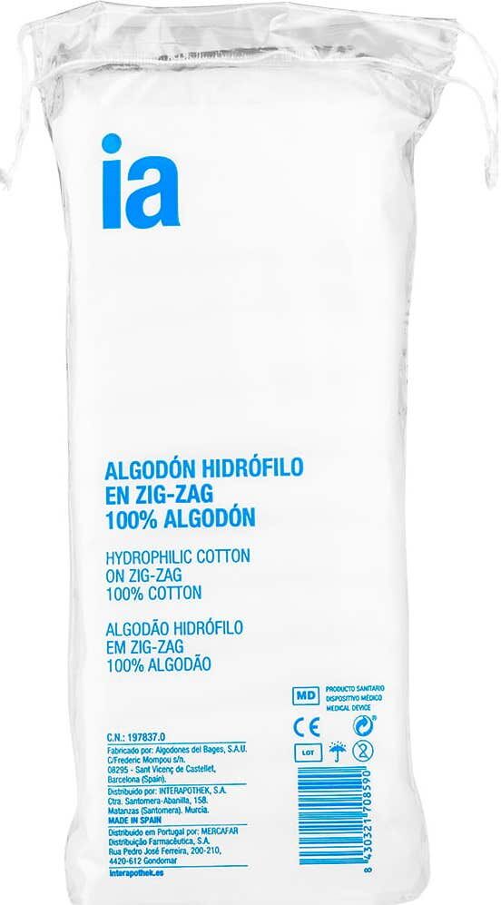 INTERAPOTHEK Algodón Zig-Zag 100 g
