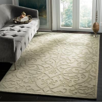 SAFAVIEH Handmade Impressions Nautica Modern Scrolls Wool Rug