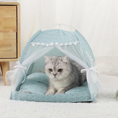 Uplifted Finds Cozy Cabin Pet Tent green s