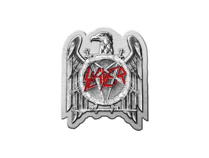 Slayer Eagle Band Logo Pin Badge One Size