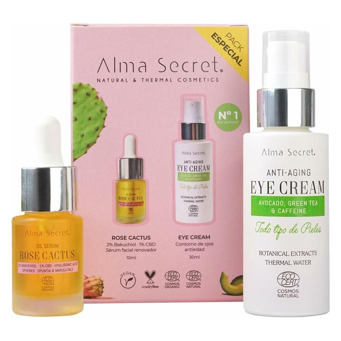 Alma Secret Pack: Contorno Ojos Aguacate + Rose Cactus Oil 10ml (57481823)