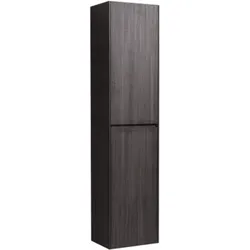 Naturel Verona Badezimmerschrank hoch 40x170x30 cm Holz dunkel VERONAV40TD
