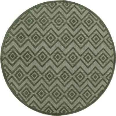 Nourison Versatile Indoor/Outdoor Geometric Flatweave Area Rug