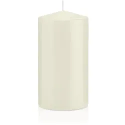 Wiedemann Kerzen Stumpenkerzen Elfenbein 100 x Ø 40 mm, 24 Stück, Kerzen in RAL Kerzengüte Qualität