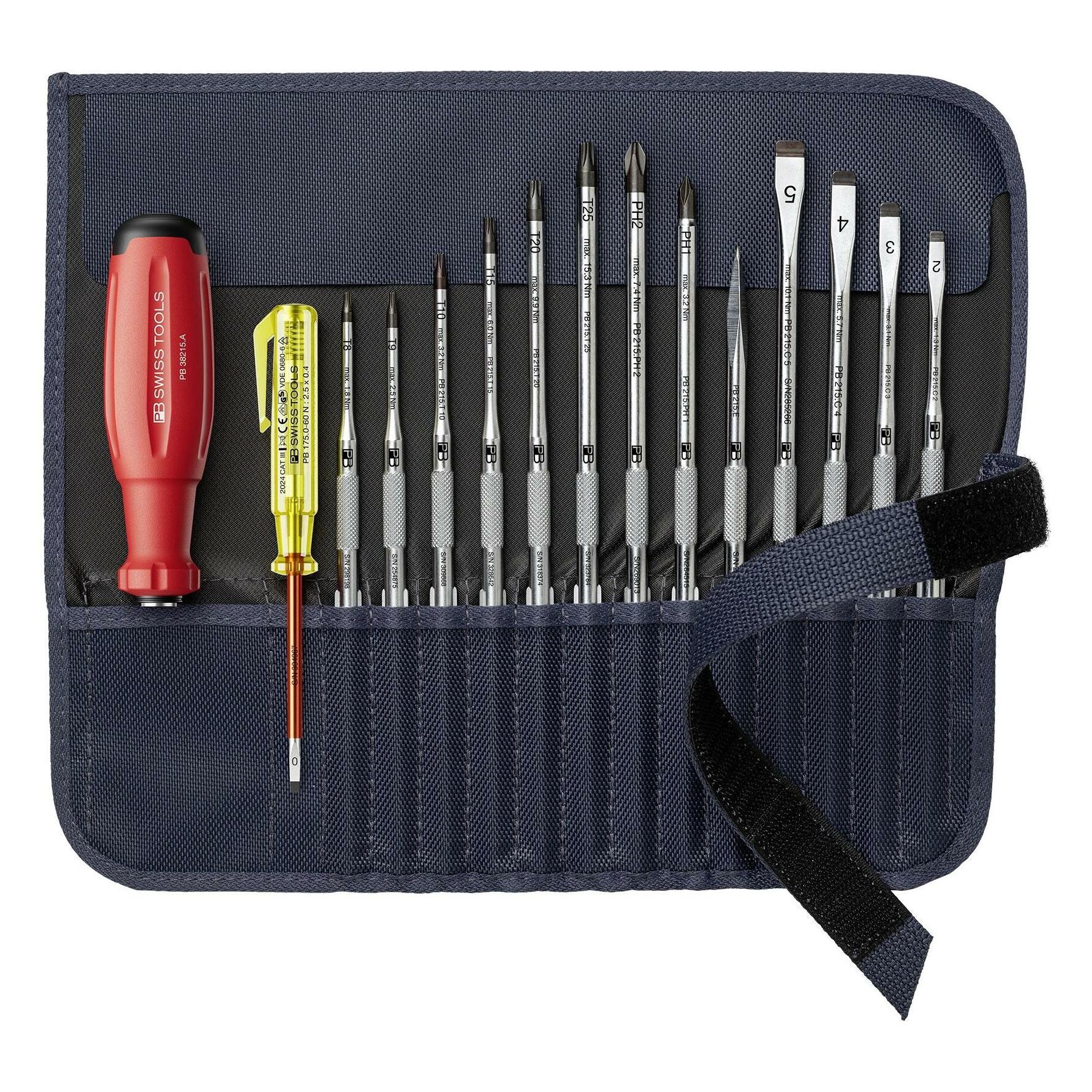 PB Swiss Tools Schraubenzieherset PB 38222 (Schlitz) (PB 38222.GY-141271.0700)