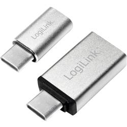 LogiLink USB 3.2 Gen 1 (USB 3.0) Adapter [1x USB-C® Stecker - 1x USB 2.0 Buchse Micro-B, USB 3.2 Gen 1 Buchse A (USB 3.0)] AU0040 0 mm