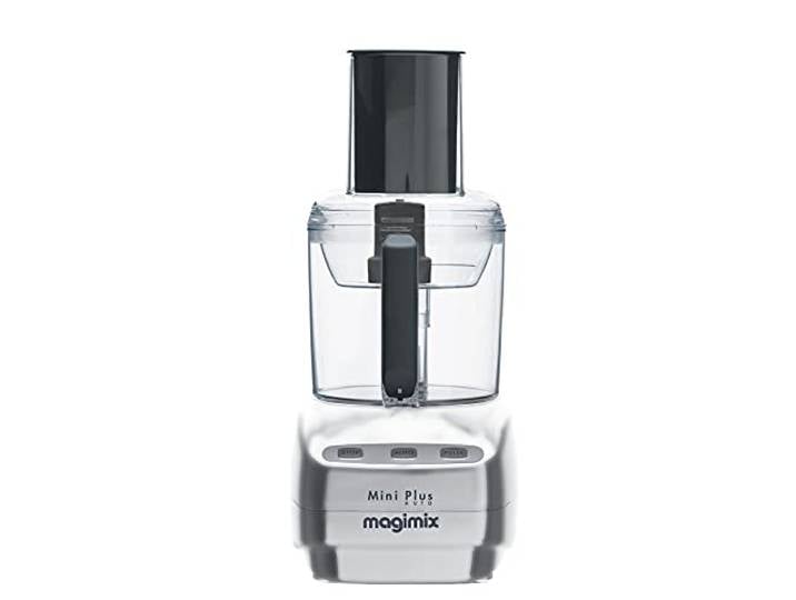 Magimix Robot de Cuisine Multifonction Mini Plus 1\,7 L – Hachoir\, Blender\, Presse-Agrumes – Compact et Puissant – Idéal pour Petites Préparations – Chrome Mat