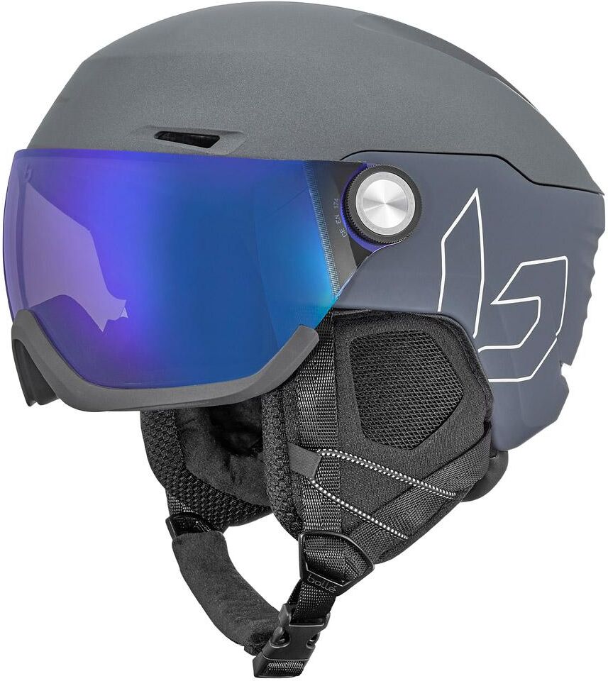 Bollé  - V-Ryft Pure Grey Matte Photochromic Blue - M - Casque de ski avec visière