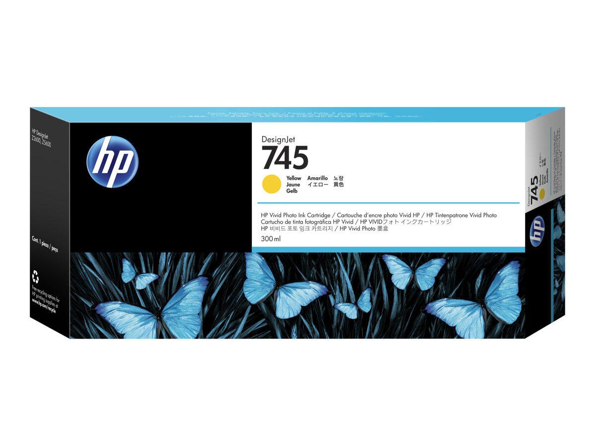 HP Inc. HP Original 745 Druckerpatrone - gelb (F9K02A)