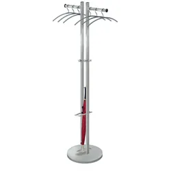 Kerkmann Kleiderständer Master alusilber 39,0 x 167,0 cm 6 Haken