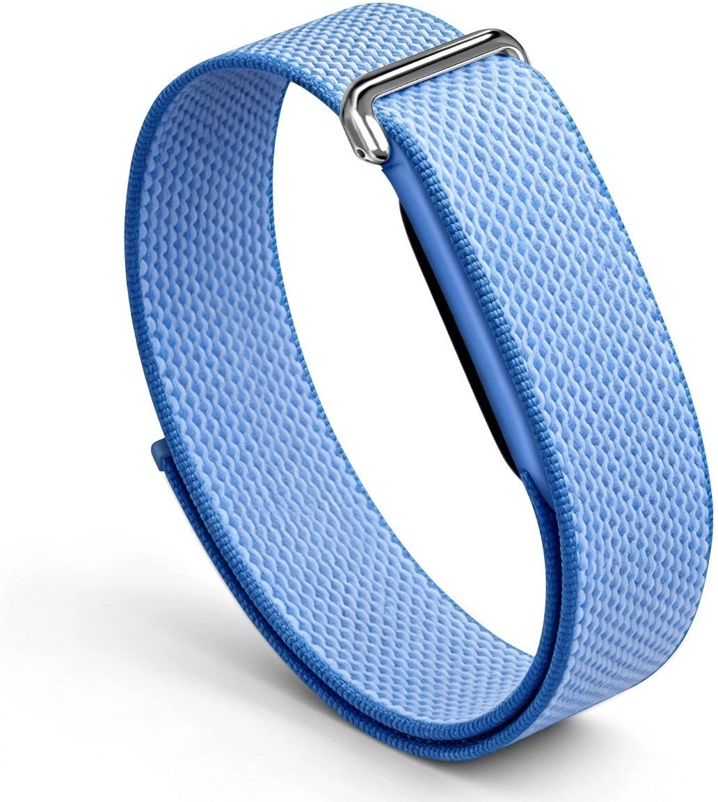 INF Nylon-Loop-Armband, kompatibel mit Google Fitbit Air — Offizielle Metallteile, atmungsaktiv & verstellbar Blau