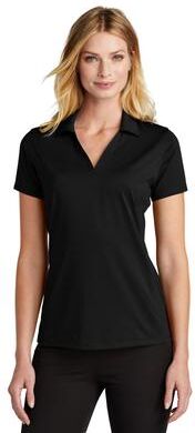 Port Authority LK398 Women's Performance Staff Polo Shirt in Black size 3XL   Polyester