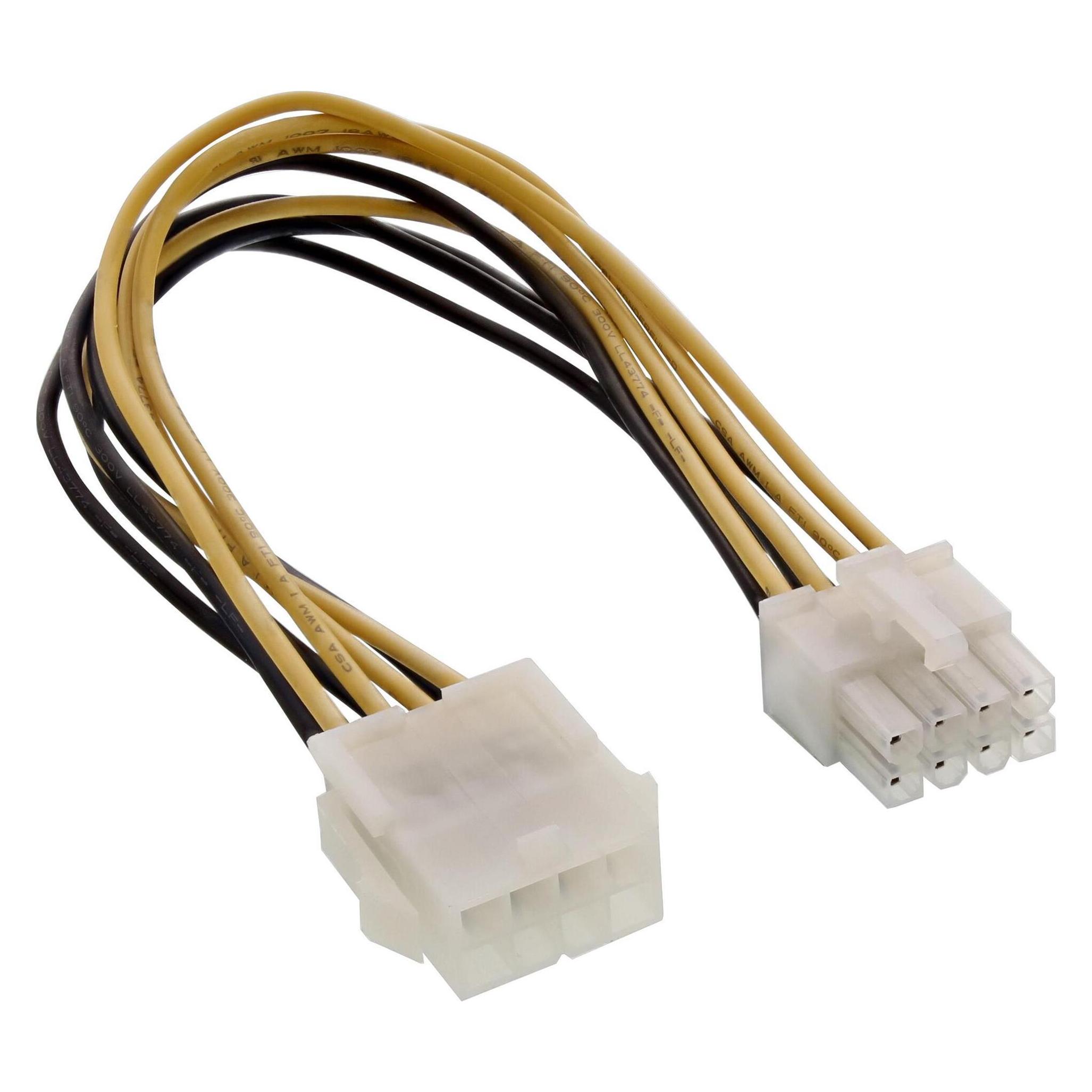 InLine Strom Verlängerung (20 cm, 8 pin PCI-Express) (26631)