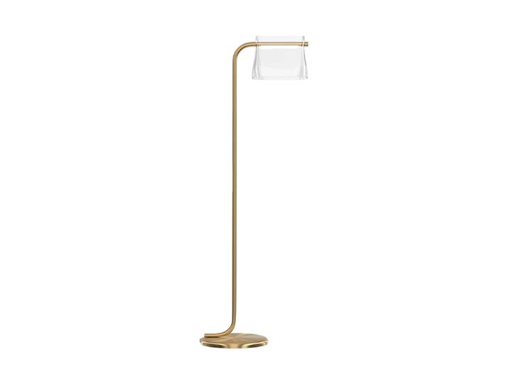 LED Design Stehlampe „Cabaret“ Gold, Transparent Maytoni