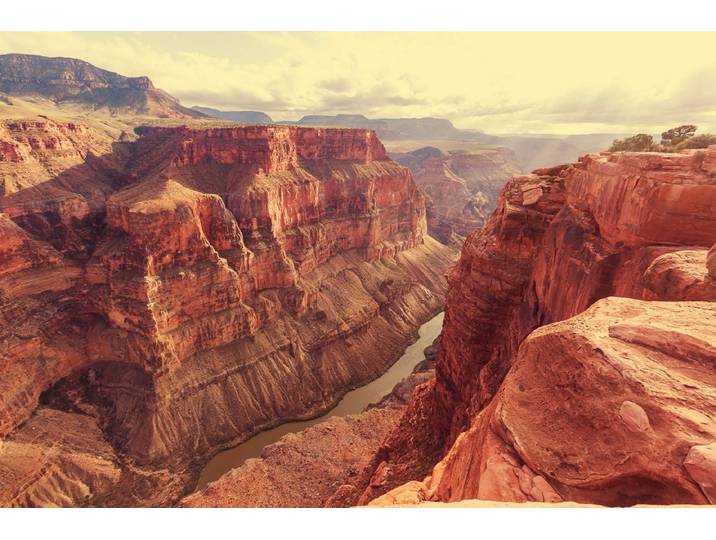 Fototapete PAPERMOON Grand Canyon , bunt, B:4,5m L:2,8m, Vlies, Tapeten, Fototapete