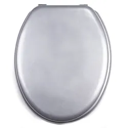 MSV WC Sitz MDF Silber
