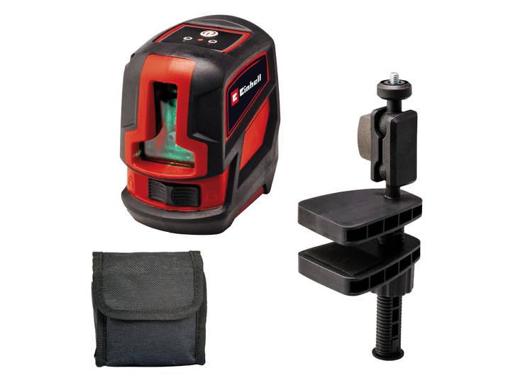 Kreuzlinienlaser EINHELL TC-LL 2 G , rot (schwarz, rot), Lasermessgeräte, Kreuzlinienlaser