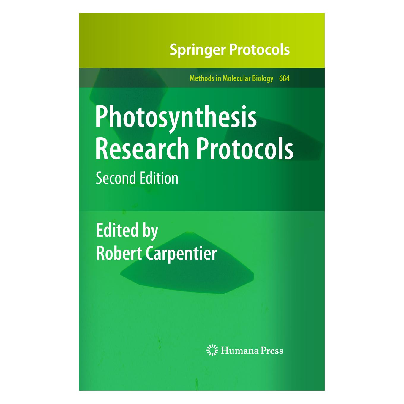 Humana Press Photosynthesis Research Protocols (Englisch, Hardcover, Robert Carpentier) (9781607619246)