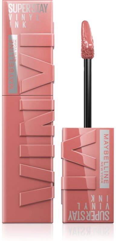 MAYBELLINE NEW YORK SuperStay Vinyl Ink langanhaltender flüssiger Lippenstift 100 CHARMED 4.2 ml