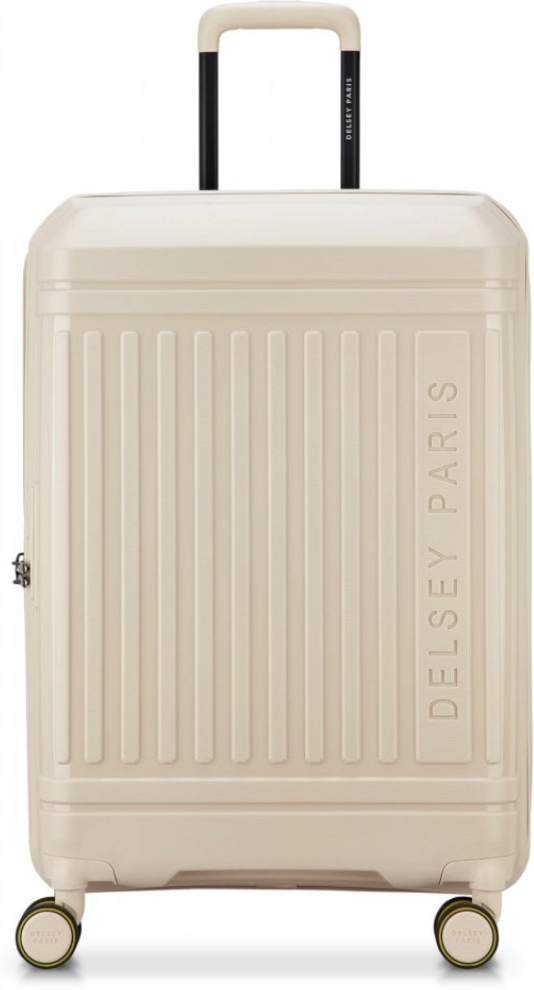 Delsey Lutece 69cm 4-Wheel Expandable Medium Suitcase - Beige