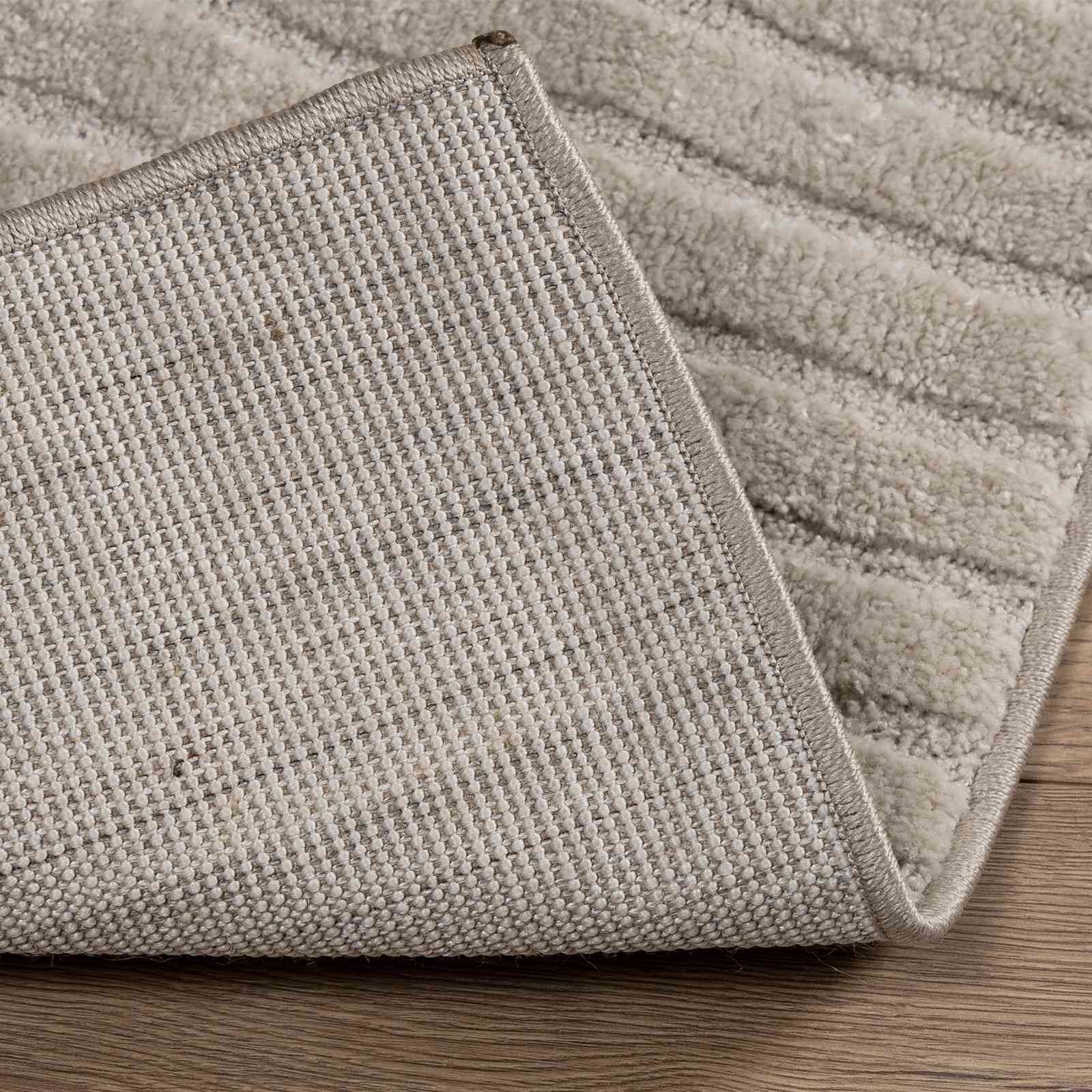 vidaXL Tapis d'intérieur GALATI Beige 240 x 240 cm Polyester